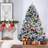 Yaheetech Unlit White/Green Christmas Tree 183cm