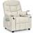 Costway Kids Youth Toddler Upholstered Lounge Recliner Chai Beige