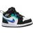 Nike Jordan 1 Mid SE TD - Black/White/Hyper Jade/Siren Red