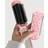 Shein Pink Bow Back To School Folding Comb With Air-Cushion & Mirror, Hair Brush