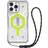UAG URBAN ARMOR GEAR Bundle Pathfinder MS Fodral Nyckelband kompatibel med Apple iPhone 16 Pro Max Trådlös magnetisk laddning kompatibel, fodral inkl. rem neon svart/grafit