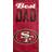 Fan Creations San Francisco 49ers 6'' x 12'' Best Dad Sign