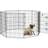 Pawhut 8-Panel DIY Dog Pen with Door 61x91cm