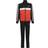 Adidas Junior Essentials 3-Stripes Tiberio Tracksuit - Black/Bright Red/White