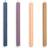 Hay Hexagon Candle Set of 4 0008 - Dark Set of 4 Stearinlys 4stk