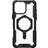 UAG URBAN ARMOR GEAR Plasma XTE-fodral för Apple iPhone 16 Pro Max Kickstand-fodral Trådlös magnetisk laddning kompatibel, mobilskal kan öppnas, 6 meters fallskydd svart transparent