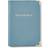 Aspinal of London Cornflower Logo-embossed Grained Passport Cover
