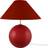Globen Lighting Iris 35 Burgundy Table Lamp
