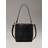 Calvin Klein Quilted 2-in-1 Bucket Bag Black One Size
