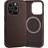 Torro iPhone 16 Pro Leather Slimline Bumper Case MagSafe Compatible Dark Brown
