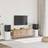 vidaXL Speaker Stands 2 Pcs White 30 x 30 x 40 cm Engineered Wood
