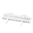 KCT White Picket Fence Garden Border 1 x 8 pc - One Size