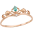 RYWOLT Ariel The Little Mermaid Princess Ring - Gold/Blue/Transparent