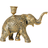 Joe Browns Elephant Gold Candle Holder