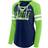 Fanatics Women's Seattle Seahawks True to Form Raglan Lace-Up V-Neck Long Sleeve T-shirt