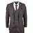 Truclothing Double Breasted Tweed 3 Piece Suit - Brown