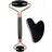 Shein Black MultiFunctional Resin Facial And Eye Massager Roller Set DualHead Gua Sha Scraping Massage Stick Face Roller Beauty Tool For Daily Skinca