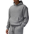 NIKE Jordan Brooklyn Fleece Men's Pullover Hoodie - Carbon Heather/White