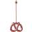 Maileg Metal Red Pretzel Stripes Julgranspynt 5cm