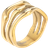Sistie Sistie 2nd Wavy Ring Forgyldt Plaza