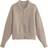 Shein Womens Solid Color Front Zipper Long Sleeve Casual Minimalist Sweater