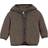 Huttelihut Brown Melange Jacket Ears Wool Fleece 86