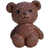 Party Decorations Plush Bear Doll Cake Dessert Topper Brown