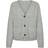 Vero Moda Vmboom Knit Cardigan - Grey/Light Grey Melange