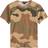 Good American Lightweight Slim Cotton Tee - Fatigue Green Camo