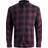 Jack & Jones Egingham Slim Fit Checked Shirt - Red/Port Royale