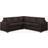 John Lewis Oliver Matt Chocolate Sofa 139cm 5 Seater