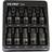 US PRO Impact Hex 10pc 4mm-19mm Socket Bit
