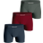 Björn Borg Premium Cotton Stretch Boxer 3-pack - Green/Red/Navy Blue