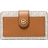 Michael Kors Charm Logo Tab Pocket Bifold Wallet - Vanilla/ac