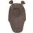 Huttelihut Kid's Bear Ears Balaclava - Brown Melange