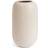 Habitat Large Ribbed Ceramic - Natural Vase 27cm