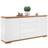 XXXlutz 0196018503 White/Oak Sideboard 172x81cm