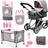 Bayer Combination Stroller for Dolls Mega Set Unicorn