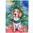 Caroline's Treasures English Foxhound Christmas House Flag 71.1x101.6cm