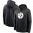 Nike Pittsburgh Steelers Black Club Logo Pullover Hoodie