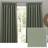 Furn Dawn Blackout Pencil Pleat Curtains Eucalyptus 168 x 229 cm