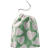 Bonamaison Printed Cotton Drawstring Bags - Green