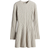 H&M Ribbed Knit Dress - Light Beige Mottled