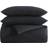 Vera Wang Waffle Pique Duvet Cover Black (233.7x223.5cm)