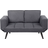 Beliani Brekke Grey Soffa 158cm 2-sits