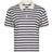 Neo Noir Beta Stripe Polo T-shirt - Brown