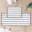 FRESHMINT Stripe Chenille Bathroom Rugs Set 2 Piece 17" x 24" + 20" x 47"