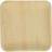 Verive Palm Leaf Square Flat tallrik 100st 24cm