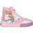 Lelli Kelly Girl's Unicorn Rainbow High-Top Sneakers - Pink