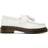 Dr. Martens Adrian Yellow Stitch Leather Tassel Loafers - White